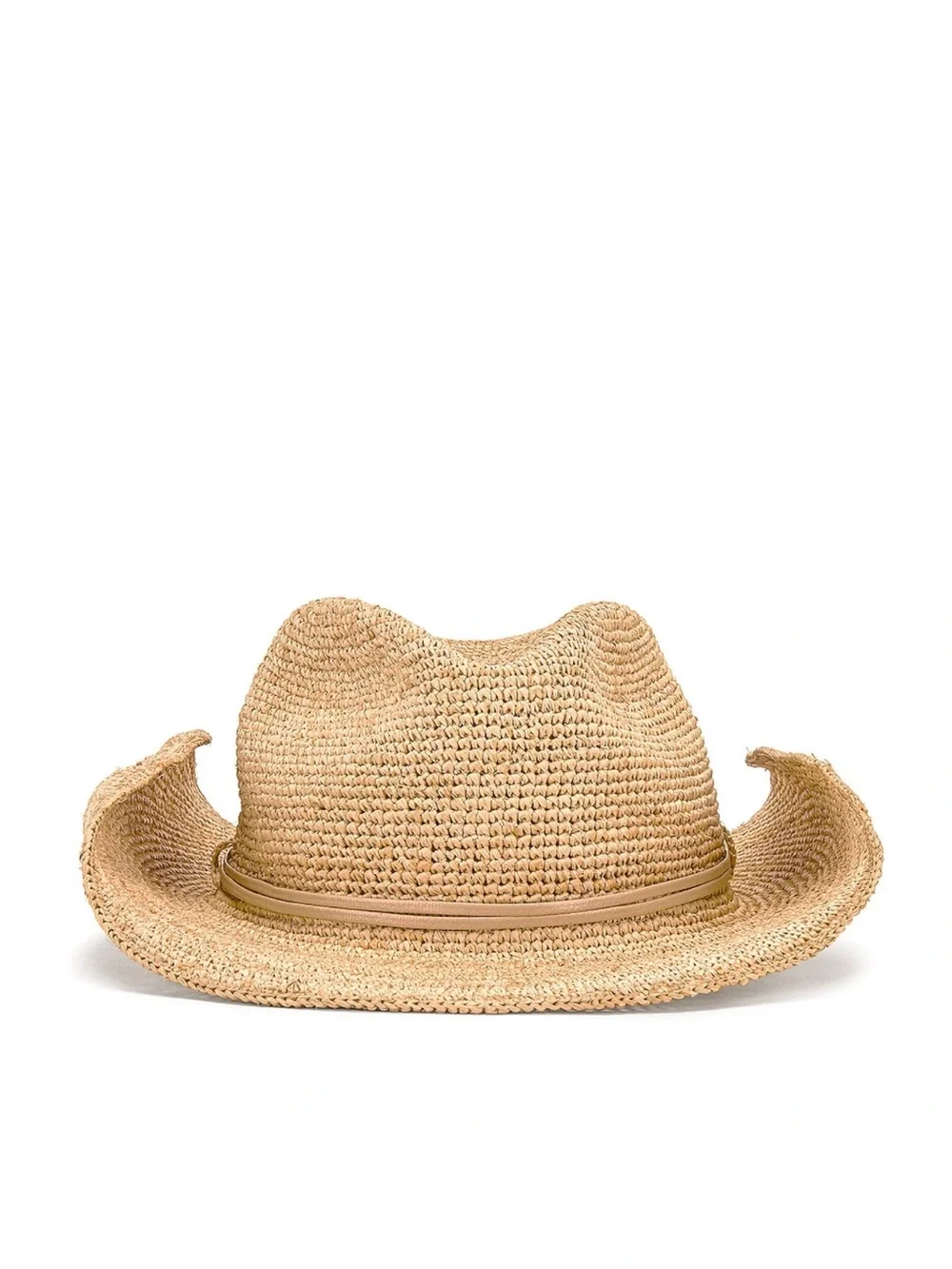 Hat Attack Crochet Cowboy Hat in Natural